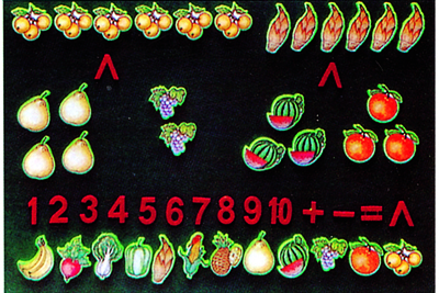 10以内与20以内水果、蔬菜磁性